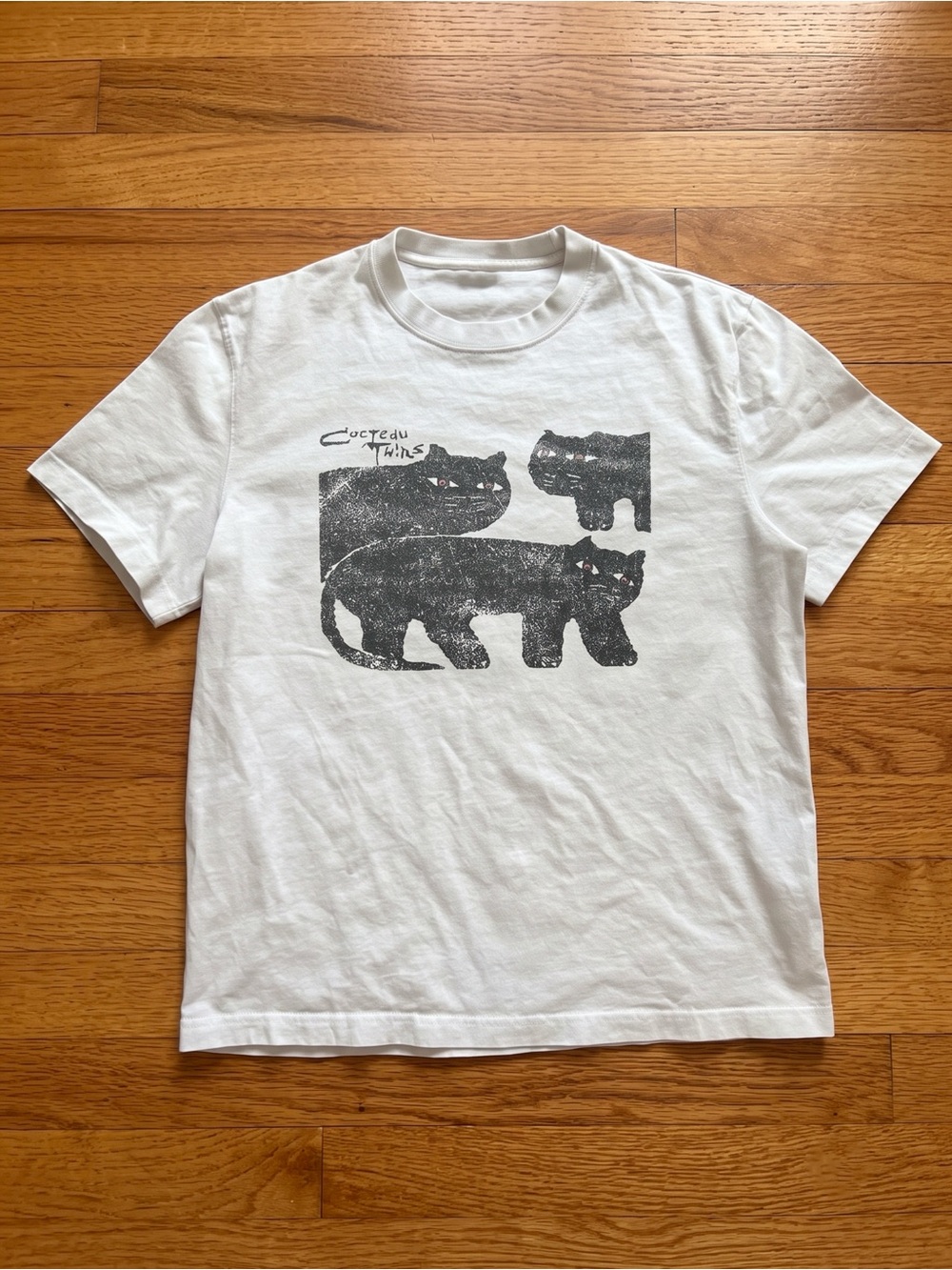 Cocteau Twins Black Cats White Band T-Shirt